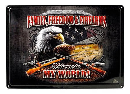 American Eagle: Embrace Family Freedom and Firearms in My World - BuyPosters.com